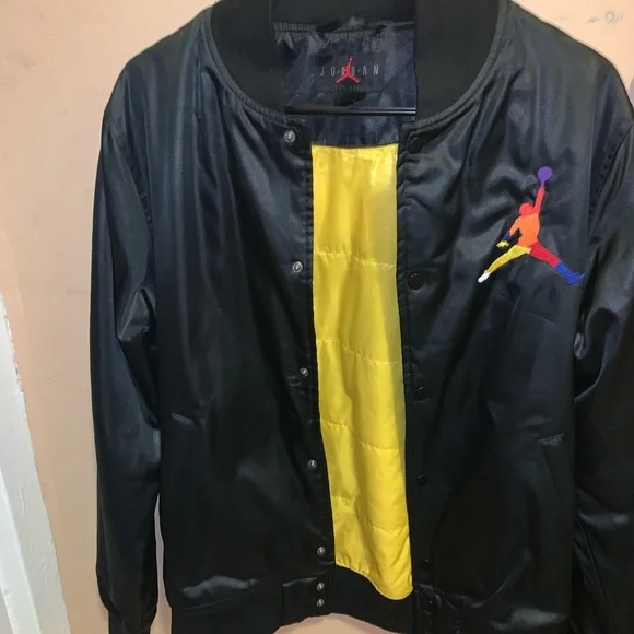 JORDAN BLACK BOMBER JACKET